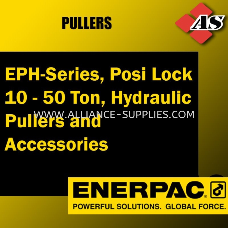 EPH-Series, Posi Lock 10 - 50 Ton, Hydraulic Pullers and Accessories 10.06 ENERPAC Pullers 10.ENERPAC