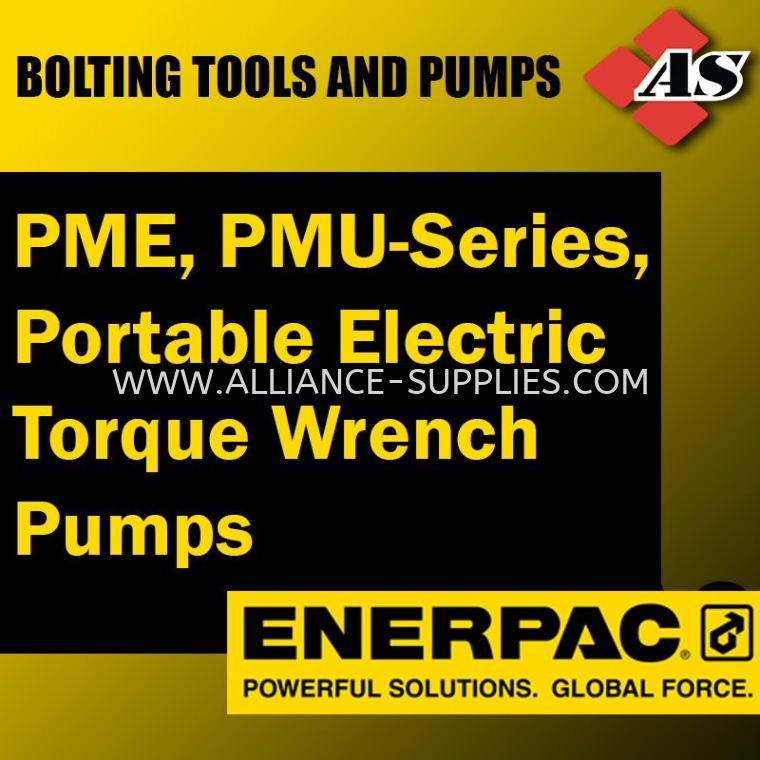 ENERPAC PME, PMU-Series, Portable Electric Torque Wrench Pumps ENERPAC Bolting Tools & Pumps ENERPAC