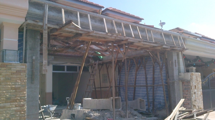 Inexpensive Car Porch Roofing Extension In Penang 