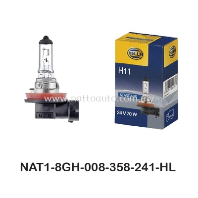 HELLA Bulb H11 24V 70W 8GH 008 358-241