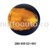 HELLA EuroLED Rear Direction Indicator Lamp Amber - Black Cover 2BA 959 822-601 Indicator Lamp Hella 