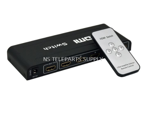 FJGEAR HDMI SWITCH 5 PORT MODEL NO : HD501