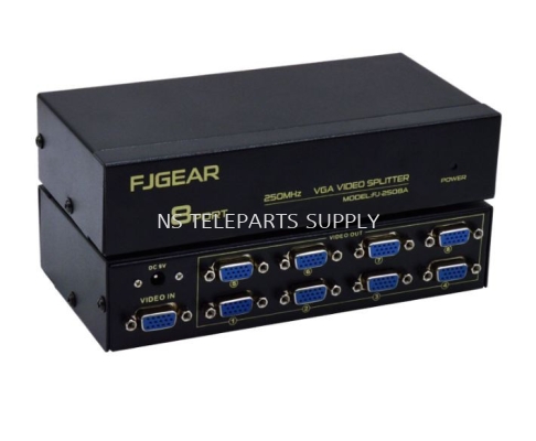 FJGEAR 8 PORT VGA SPLITTER MODEL NO : FJ-2508A