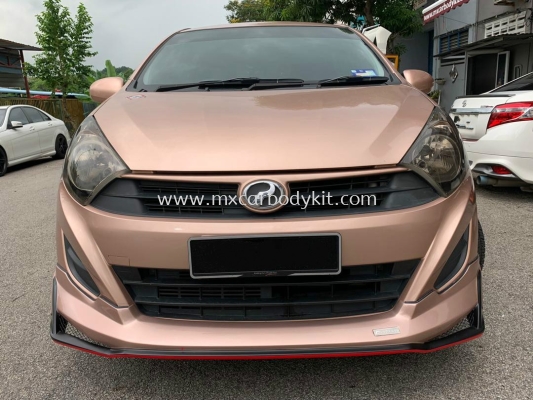 PERODUA AXIA 2014 D68 V2 BODYKIT + SPOILER