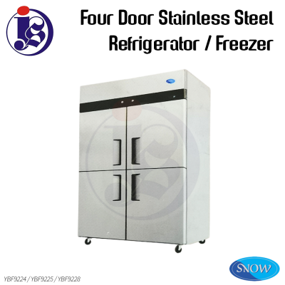 SNOW Four Door Stainless Steel Refridgerator / Freezer