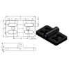 CP-HZC60X60-10 HINGE ACCESSORIES