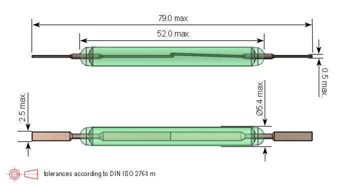 standex ksk-1a33 series reed switch