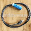 Mennekes 16A3P Male To Neutrik 32A Powercon With 2.5mm TRS Cable Power Cable & Accessories