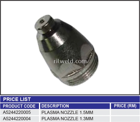 PLASMA NOZZLE 1.5MM / 1.3MM