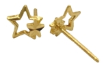 Double Star Back Earrings