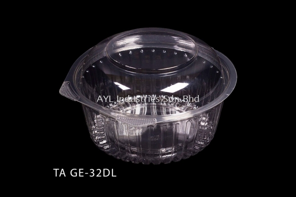 TAGE 32DL 32'OZ SHO BOWL WITH HINGED DOME LID(175X98)(25 PCS X 6 =150PCS)