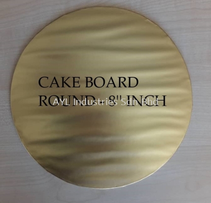 CAKE BOARD ROUND (8'' INCH)