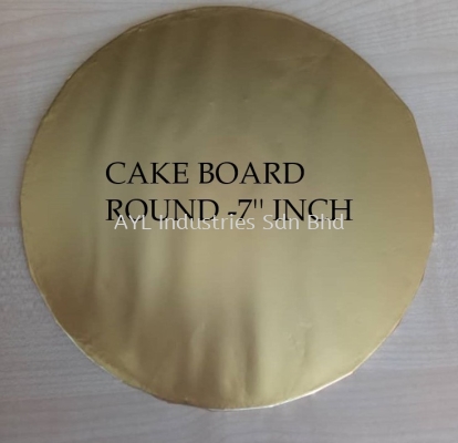 CAKE BOARD ROUND (7'' INCH)