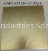 CAKE BOARD SQUARE (13''INCH) GOLD CAKE BOARD SQUARE CAKE BOARD