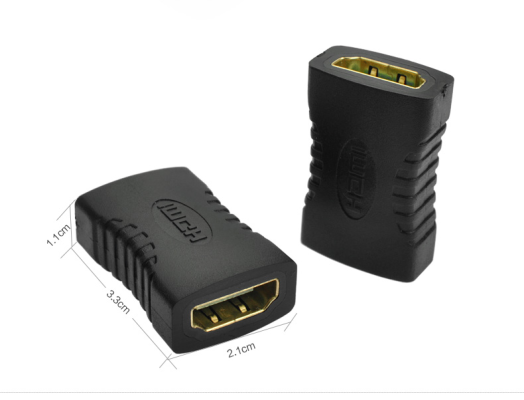 HDMI double mother-to-mother adapter, suitable for connection of two HDMI lines