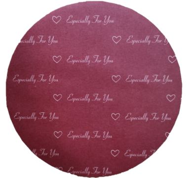 Round (Red) Cake board [Please Choose The Size]