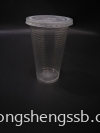AO700 (100PCS/10PKT/CTN) WITH LID Plastic Cup / Bottle / Bowl / Plate Container / Plastic Cup / Bottle / Bowl / Plate / Tray / Cutleries / PET