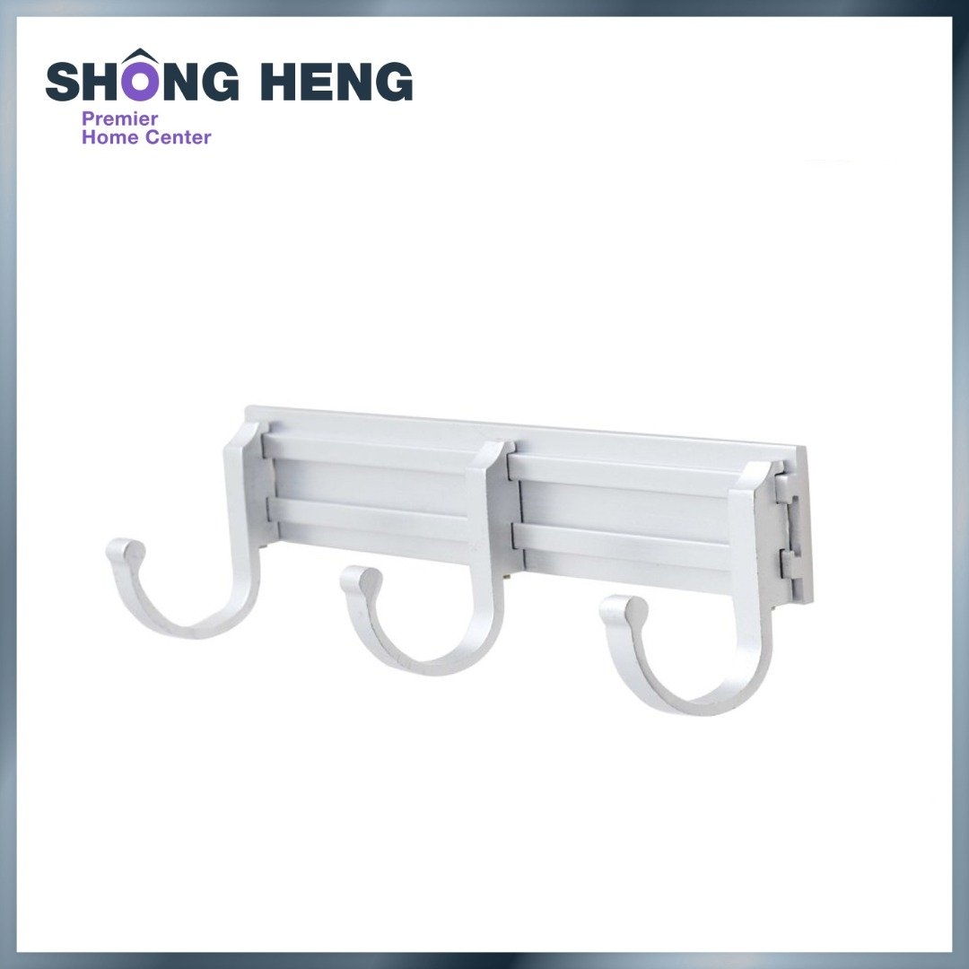 ALUMINIUM ALLOY CLOTH HOOK (3 HOOK)BF-9010-3