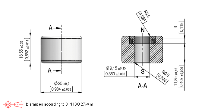 Standex MS02-PP Series Magnetic Float