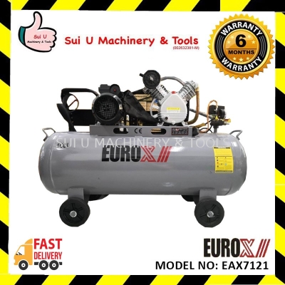 EUROX EAX7121 / EAX-7121 100L 3HP Air Compressor 12.5Bar