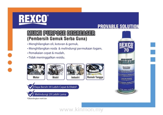 REXCO 70 - DEGREASER - 500ML