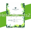 Flora Name Card - NC3062 Flora Name Card Name Card Deisgn Name Card / Bill Book / Flyer / Sticker Printing