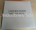 PAPER CAKE BOX WHITE (14X14X5) PAPER CAKE BOX CAKE BOX