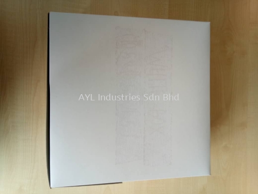 PAPER CAKE BOX WHITE (10.5 X 10.5 X 4.5)