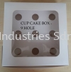 CUP CAKE BOX - 9 HOLE PAPER CUP BOX CAKE BOX