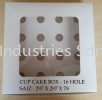 CUP CAKE BOX -16 HOLE  ( 297X297X78) PAPER CUP BOX CAKE BOX