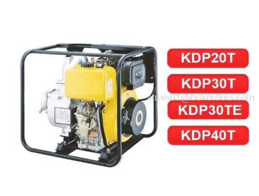 DIESEL WATER PUMP KDP20T KDP30T KDP30TE KDP40T