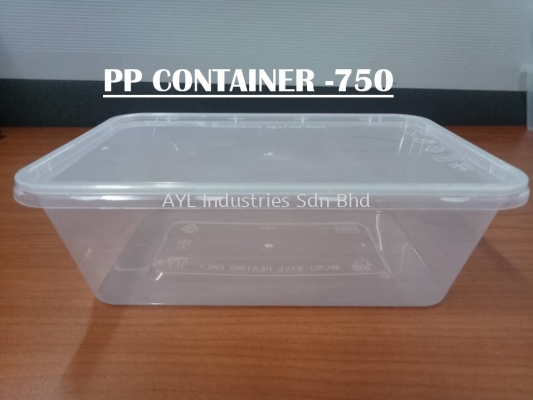 PP RECTANGULAR CONTAINER (750)