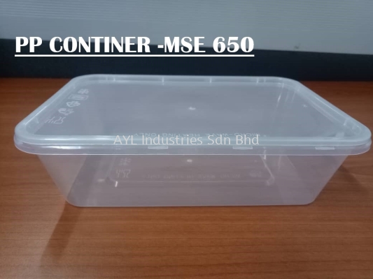 MSE PP RECTANGULAR CONTAINER (MSE 650) (167X111X45MM)