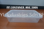 MSE PP RECTANGULAR CONTAINER (MSE 500S) (167X110X36) PP CONTAINER RECTANGULAR CONTAINER