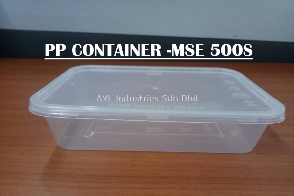 MSE PP RECTANGULAR CONTAINER (MSE 500S) (167X110X36)