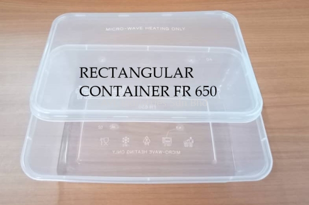 FELTON PP RECTANGULAR CONTAINER (FR 650) (L173XW122XH43MM)