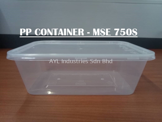 MSE PP RECTANGULAR CONTAINER (MSE 750S) (167X113X55)