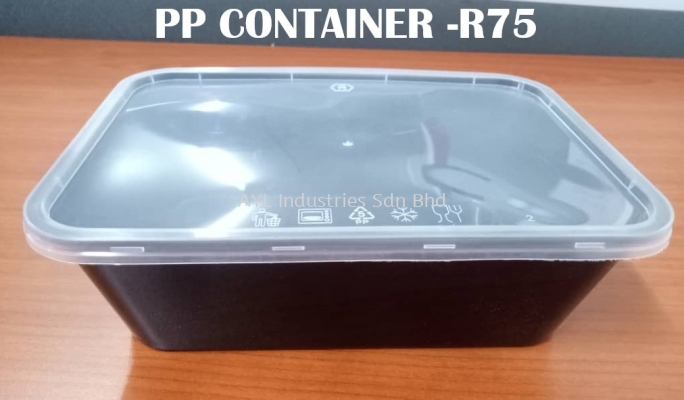 PP RECTANGULAR CONTAINER (R75)