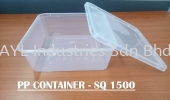 PP RECTANGULAR CONTAINER (SQ1500) PP CONTAINER RECTANGULAR CONTAINER