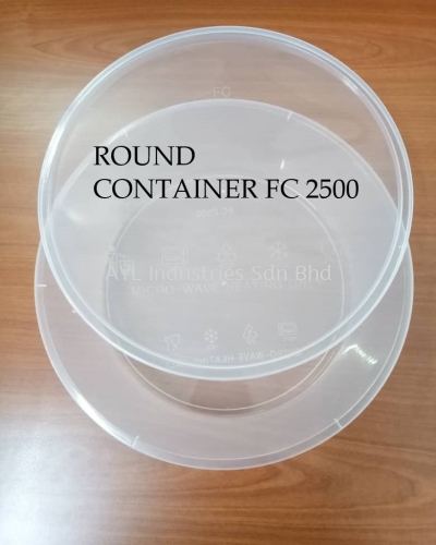 FELTON PP CONTAINER ROUND (FC 2500) (L237XW237XH71MM)