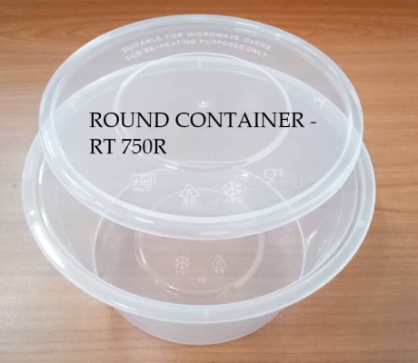 FELTON PP CONTAINER ROUND (RT750R) (L150XW150XH68MM)