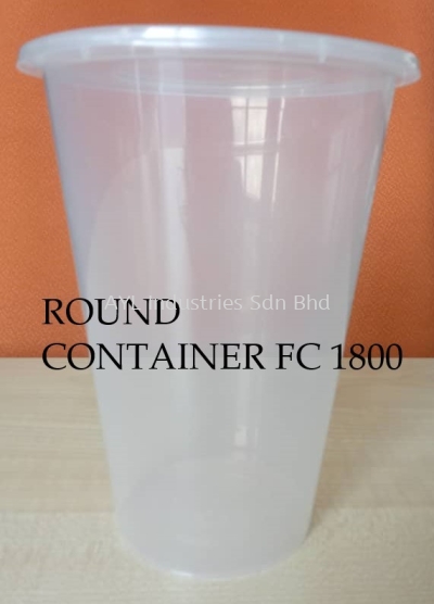 FELTON PP CONTAINER ROUND (FC 1800) (L150XW150XH189MM)