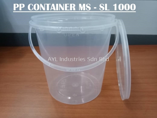 MS PP CONTAINER ROUND (MS-SL 1000)