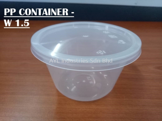 PP CONTAINER ROUND (W1.5)