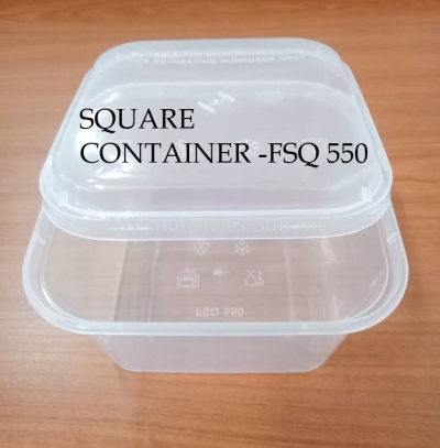 FELTON PP CONTAINER SQUARE (FSQ-550) (L115XW115XH69MM)