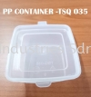 PP CONTAINER WITH HINGED (TSQ 035) PP CONTAINER WITH HINGED CONTAINER