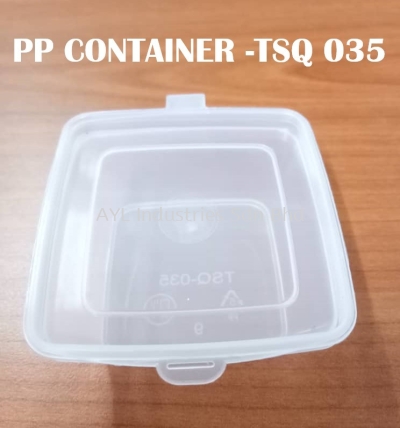 PP CONTAINER WITH HINGED (TSQ 035)