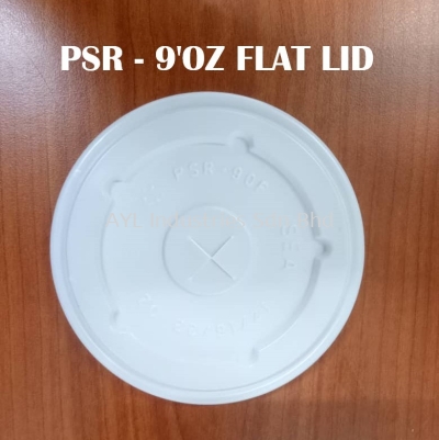 PSR 9'OZ FLAT LID