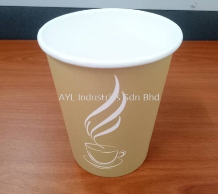 OKID PAPER CUP 8'OZ  (PAC SH 08 (BROWN))