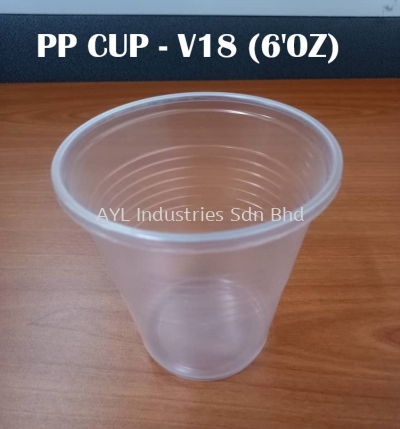 PP PLASTIC CUP (V18) (6'OZ)